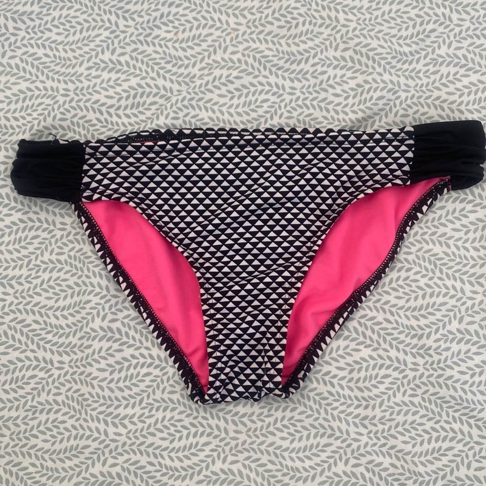 Black and white Arizona Jean Bikini Bottom